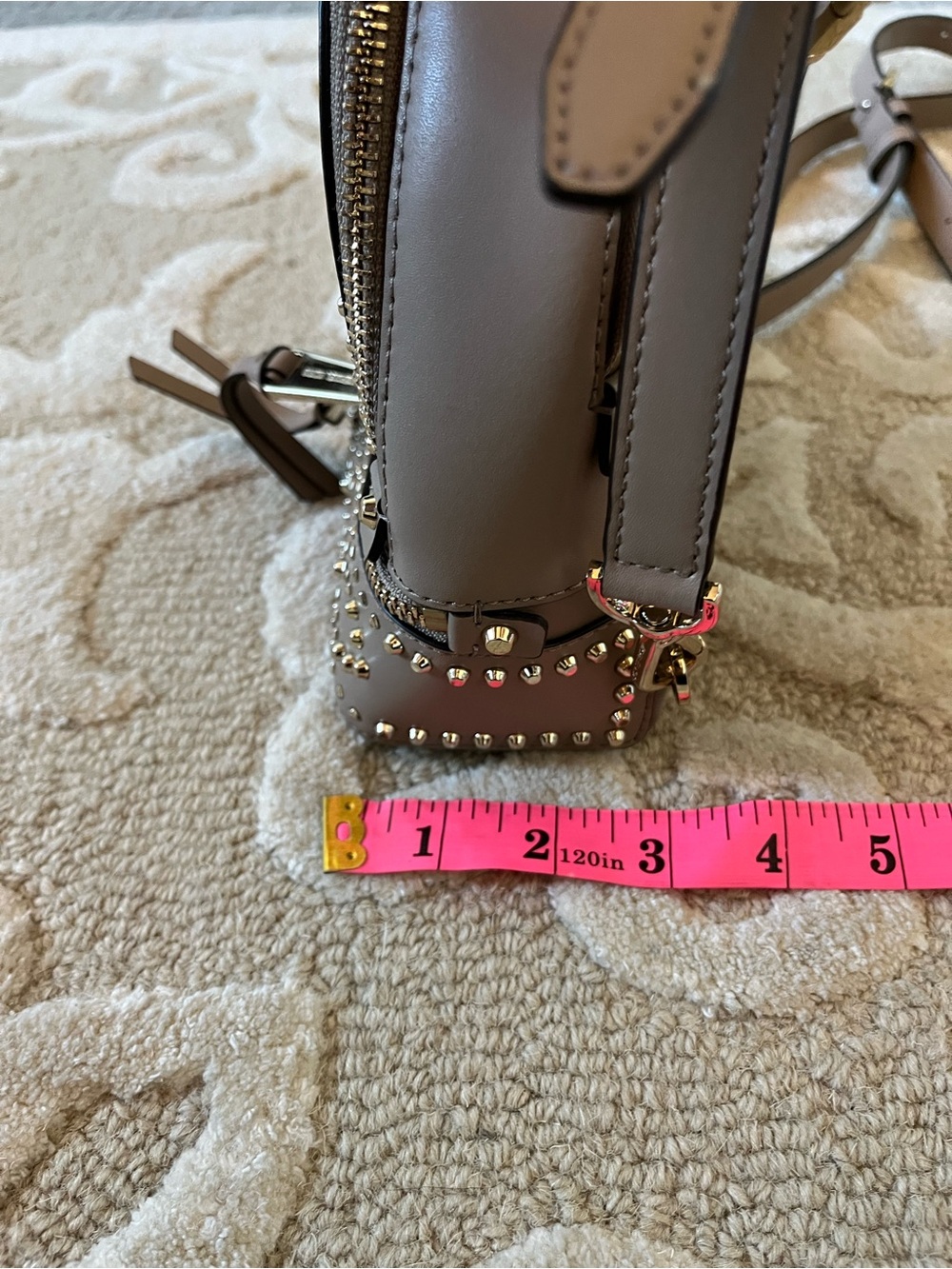 Michael Kors Rhea Mini Studded Backpack Crossbody - Picture 10 of 14